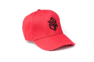 SYCK CUBE Baseball Cap - Red/Black