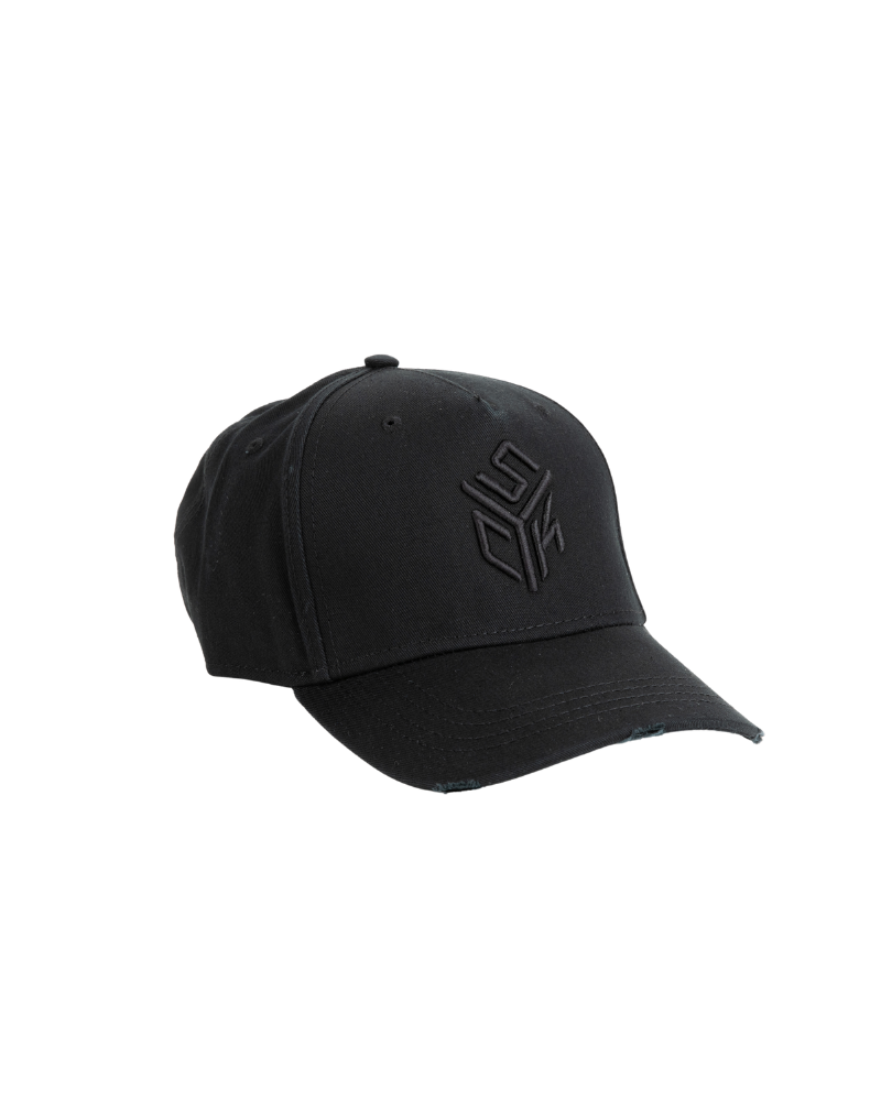 SYCK CUBE Baseball Cap - Black/Black