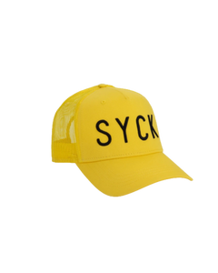 SYCK MESH Baseball Cap - Yellow/Black