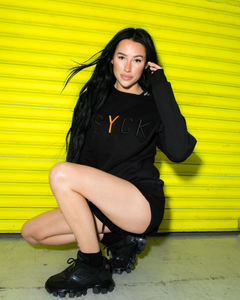 SYCK Jumper - Unisex - Black/Orange Y