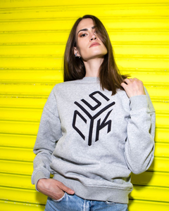 SYCK CUBE Jumper - Unisex - Grey/Black