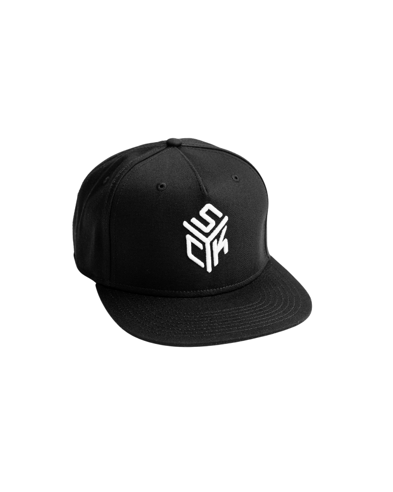 SYCK CUBE Snapback - Black/White