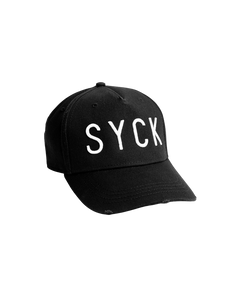 SYCK MESH Baseball Cap - Black/White