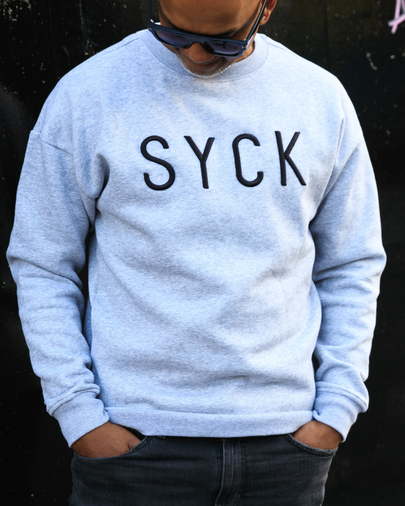 SYCK Jumper - Unisex - Grey/Black