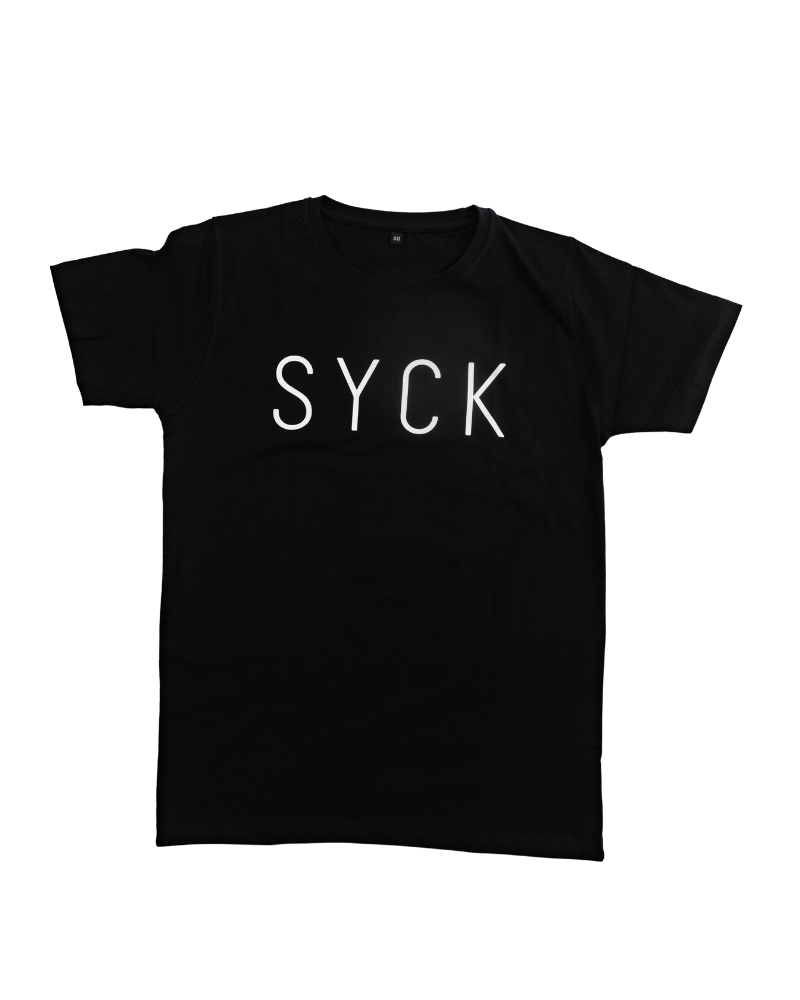 SYCK T-shirt - Unisex - Black/White